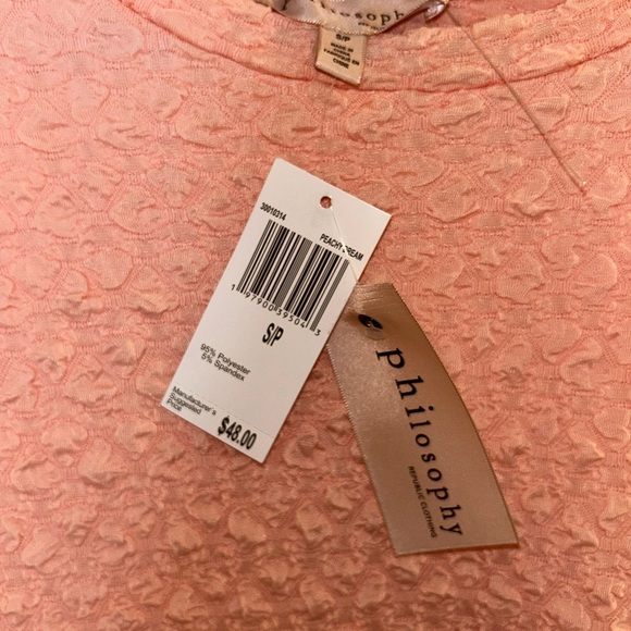 Textured Salmon Women's Top So soft! Size SM - Picture 2 of 4